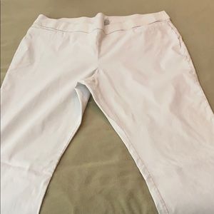 White stretch dress slacks